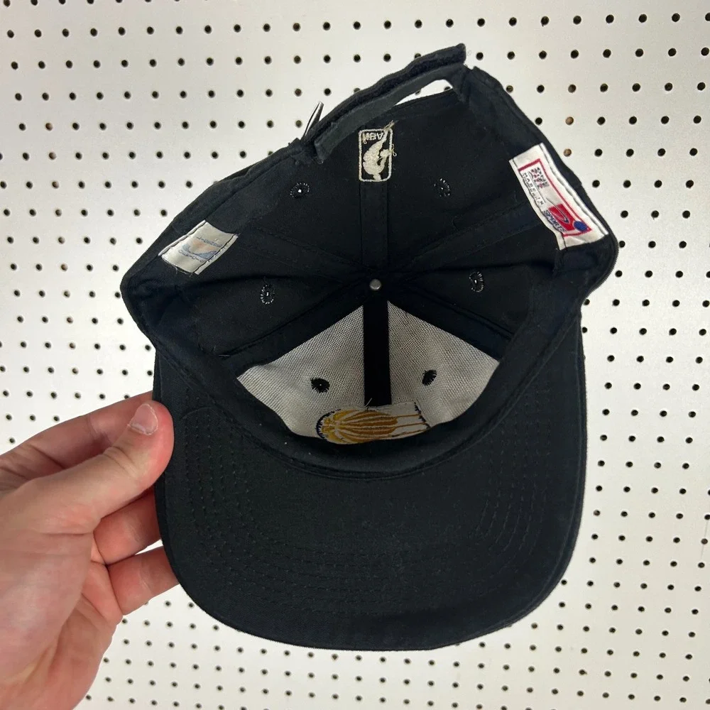 Indiana Pacers NBA Hat Sports Specialties Strapback Cap Black 90s Black One Size